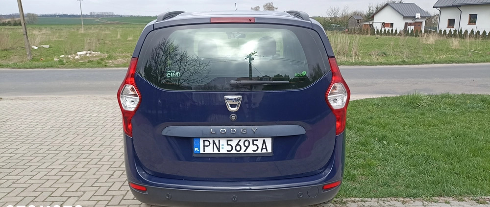 Dacia Lodgy cena 20900 przebieg: 214000, rok produkcji 2014 z Hrubieszów małe 121